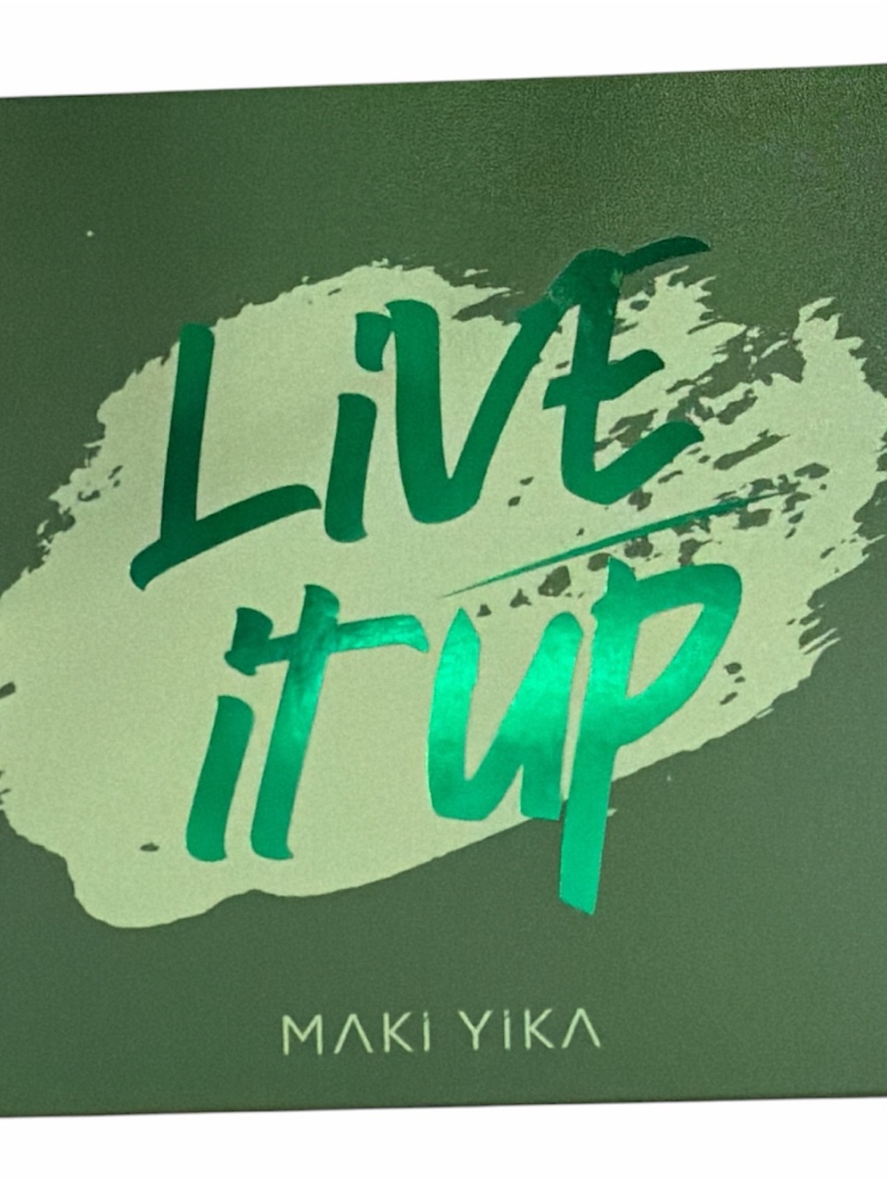 'Live It Up' Green Eyeshadow Palette Maki Yika